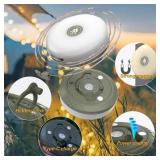 Camping String Lights 33FT, 2 in 1 USB Rechargeable String Lights