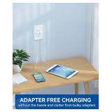 4 PACK Dual USB & Type C Wall Charger Port Electrical Outlet Panel 2.1A 110V