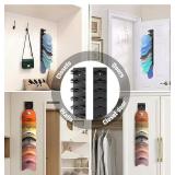 Hat Display Organizer Rack . Adheasive door mount or wall screw in wall mount.