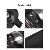 Racing 4Pcs Steel Adults Elbow Pads and Knee Pads with Shin Guards