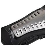 Racing 4Pcs Steel Adults Elbow Pads and Knee Pads with Shin Guards