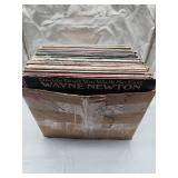 LP vinyl records various titles.