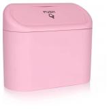1 Liter Car Trash Can Garbage Organizer Car Trash Can With Lid PINK