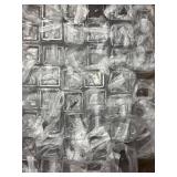 54PCS 8oz Plastic Juice Bottles with Caps,Plastic Bottles with Black Tamper Proof Lids,Reusable Juice Containers