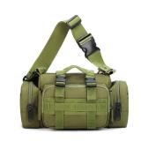 Tactical Military Chest Fanny Shoulder Waist Bag Camo Hunting Molle Camping Pack GREEN