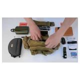 Tactical Military Chest Fanny Shoulder Waist Bag Camo Hunting Molle Camping Pack GREEN