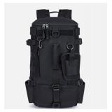 Fishing Tackle Backpack with Rod Holder Large Waterproof Holds 4 Lg Tackle Boxes GREEN