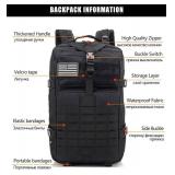 Large Tactical Backpack Molle Assault Pack Waterproof Military Rucksack 45L GREEN