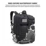 Large Tactical Backpack Molle Assault Pack Waterproof Military Rucksack 45L GREEN