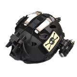 Tactical Flashlight Helmet Holder Rail 21mm Rail Mount for Fast Mich Wendy M88 BLACK