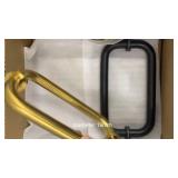 Shower Glass Door Handle Pull 8 Inch Set 1/4\" to 1/2\" Glass Thickness CHROME