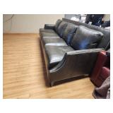 LIKE NEW Long Leather Couch RETAILS OVER $3,500.00!