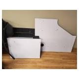 Magellan Performance 71\"W L-Shaped Corner Desk, Espresso (RETAIL $490.00)