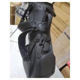 14-Way Golf Stand Bag, Premium Leather Lightweight Golf Bag for Men with Waterproof Design, Multiple Pockets, Dual Strap