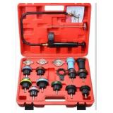 Prokomon 18 Pieces Coolant Pressure Tester Kit; Radiator Pressure Tester; Cooling System Pressure Tester Kit