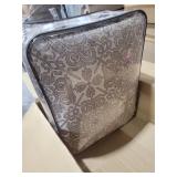 7pc Queen Perry Comforter Set Navy - Madison Park: Hypoallergenic, Jacquard Polyester, Includes Decorative Pillows & Bed Skirt