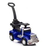 3-in-1 Ride on Push Car for Toddler with Handle, Toddler Ride on Toy for Boys, Stroller Sliding Walking Car w/Music, Horn and Lights - Blue