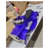 3-in-1 Ride on Push Car for Toddler with Handle, Toddler Ride on Toy for Boys, Stroller Sliding Walking Car w/Music, Horn and Lights - Blue