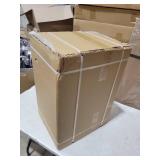 Modern White File Cabinet with Lock