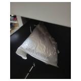 Modern White File Cabinet with Lock