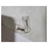 Modern White File Cabinet with Lock