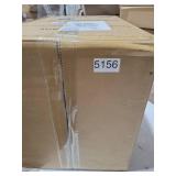 Modern White File Cabinet with Lock