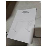 GYMAX Electric Standing Desk, Adjustable Height Computer Workstations 48 x 24 inches with Memory Controller & Fully Covered Mouse Pad, Sit Stand Up Desk for Home Office