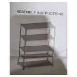 Storage Rack, 5 Adjustable Shelves,