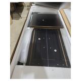 (BLACK)  Farmhouse Filing Cabinet with Adjustable Shelf for Home Office, Lateral File Cabinets 4 Drawers with Open Storage Shelf, Filing Organization Storage Cabinets for Hanging Files Letter/A4.