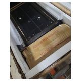 (BLACK)  Farmhouse Filing Cabinet with Adjustable Shelf for Home Office, Lateral File Cabinets 4 Drawers with Open Storage Shelf, Filing Organization Storage Cabinets for Hanging Files Letter/A4.