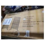 Shade Metal Privacy Screen 72\" H x 48\" W, Freestanding Decorative Outdoor Privacy Fence Panels for Instant Privacy & Space Division, Patio Screens for Patios Outside Outdoor, Black, 2 Panel