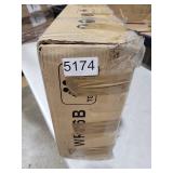 FLEXIMOUNTS 2-Pack 2x6ft Garage Shelving 24-inch-by-72-inch Wall Shelf Garage Storage Rack Floating Shelves, Black, Classic Series