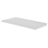 48\" x 30\" Universal Table Top, Solid One Piece Wooden Desktop, Tabletop for Standard & Sit to Stand Desk Frame, Counter Top for Home or Office, White