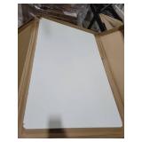 48\" x 30\" Universal Table Top, Solid One Piece Wooden Desktop, Tabletop for Standard & Sit to Stand Desk Frame, Counter Top for Home or Office, White