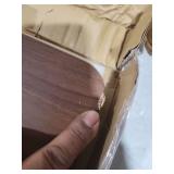 FLEXISPOT Whole Piece 48\"x24\" Desktop 1\" Thickness Height Adjustable Desk Rectangular Tabletop Mahogany Board