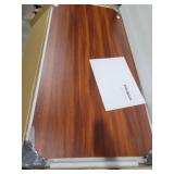 FLEXISPOT Whole Piece 55\"x28\" Desktop 1\" Thickness Height Adjustable Desk Rectangular Tabletop Mahogany Board (55INCH Mahogany Top