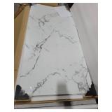 FLEXISPOT Whole Piece 55\"x28\" Desktop 1\" Thickness Height Adjustable Desk Rectangular Tabletop Marble Grey Board (55INCH Marble Grey) (Cracked on top of the Tabletop)