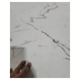 FLEXISPOT Whole Piece 55\"x28\" Desktop 1\" Thickness Height Adjustable Desk Rectangular Tabletop Marble Grey Board (55INCH Marble Grey) (Cracked on top of the Tabletop)