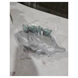 Bird-Feeder Wild Bird-Bath Bowl Outdoors - Garden Decor Polyresin Birds on Leaf 12.4 * 7.5 * 4.1 Inch-Newman House Studio