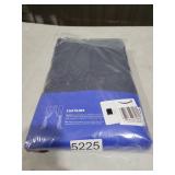 MIULEE Navy Blue Linen Curtains 84 Inch Length 2 Panels for Bedroom Living Room, Soft Thick Linen Textured Natural Window Drapes Semi Sheer Light Filtering Back Tab Rod Pocket Burlap Look Decor