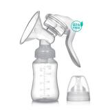 Manual Breast Pump and Milk Collector - Innovative Design, Silicone Manual Breast Pump Hand Pump- BPA Free, 150 ml Collector, Hand Express, FSA Eligible Breastfeeding