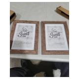 Califortree Rustic Brown 5x7 Picture Frame - Display Photos 4x6 with Mat or 5x7 Without Mat - HD Glass Inside, Wall and Tabletop - Set of 2