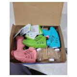 Panamalar 3 Packs Bubble Guns for Kids, Bubble Machine 5000+ Bubbles Per Minute with 3 Bottle Solution/10 Bag Refills/Lights, Portable Bubble Blower Toy Bubble Gun Blaster for Outdoor Party Wedding