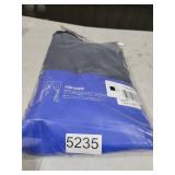 MIULEE Navy Blue Linen Curtains 84 Inch Length 2 Panels for Bedroom Living Room, Soft Thick Linen Textured Natural Window Drapes Semi Sheer Light Filtering Back Tab Rod Pocket Burlap Look Decor