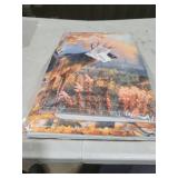 Deer Kitchen Rugs and Mats Set of 2 Forest Wildlife Rustic Non Slip Kitchen Floor Mat Absorbent Washable Carpet Runner Rugs for Laundry Hallway