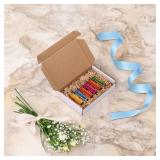 RLAVBL 6x4x1 Shipping Boxes Set of 50, White Small Corrugated Cardboard Box, Mailer Box