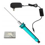 Hot Wire Pen, Electric Hot Wire Cutter Pen 10cm, Styrofoam Cutting Hot Pen Hot Wire Cutting Pen for Amateur DIY Heat Cutting Engraving Pen, Art Making, Foam Carving (blue, 100mm)