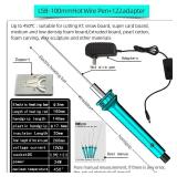 Hot Wire Pen, Electric Hot Wire Cutter Pen 10cm, Styrofoam Cutting Hot Pen Hot Wire Cutting Pen for Amateur DIY Heat Cutting Engraving Pen, Art Making, Foam Carving (blue, 100mm)