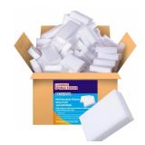 Melamine Sponge,100 Pack Magic Sponges Eraser Foam Cleaning Pads,Multi-Functional Household Cleaning Kitchen Dish Sponge for Furniture,Bathroom,Bathtub, Sink,Floor, Baseboard, Wall Cleaner