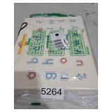 GAMENOTE Double Sided Magnetic Letter Board - 2 in 1 Alphabet Magnets Tracing Board for Toddlers ABC Letters Uppercase & Lowercase Practicing Learning Education Toys